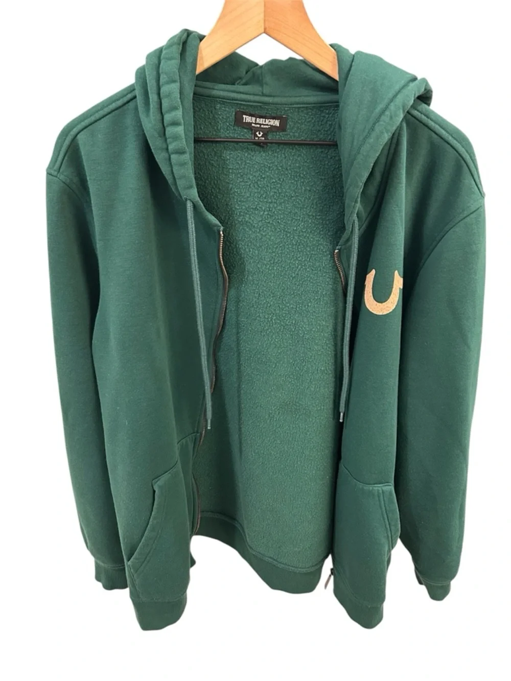 True Religion Zip-Up Hoodie Jacket – Men’s Size XL
